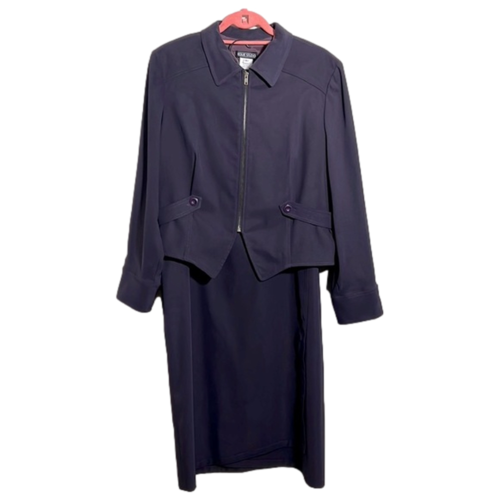 Classic Navy Skirt Set by